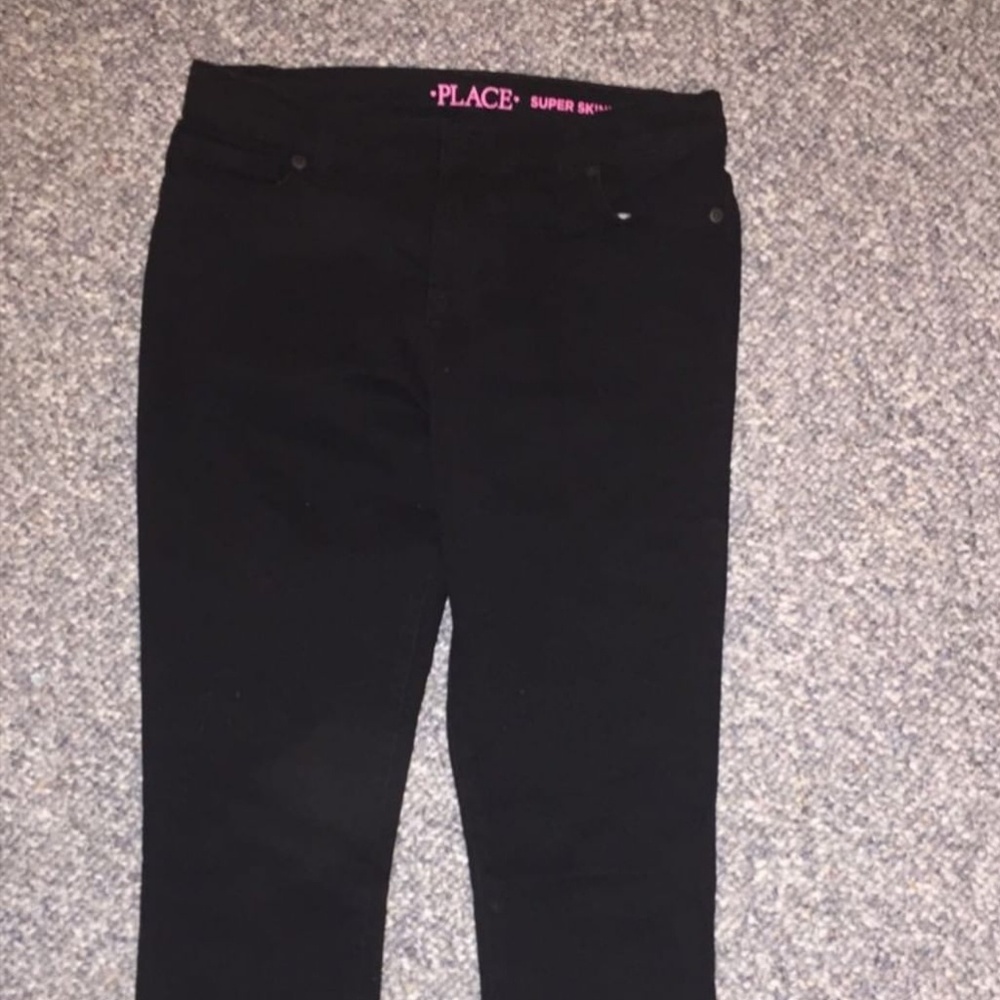 The childrens place black skinny jeans